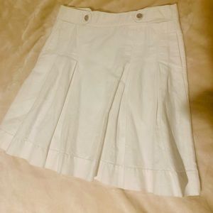 White J Crew Summer Skirt